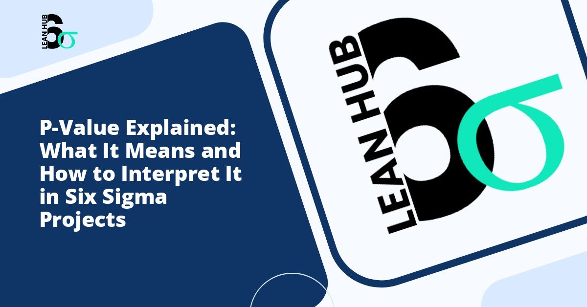 P-Value Explained: What It Means and How to Interpret It in Six Sigma Projects