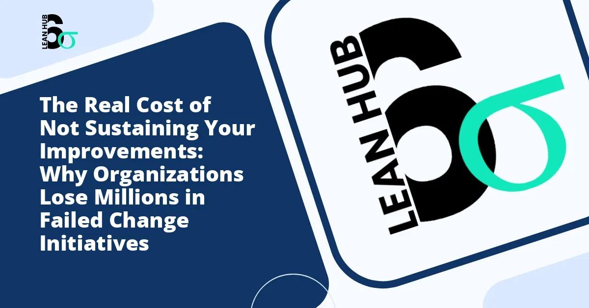 The Real Cost of Not Sustaining Your Improvements: Why Organizations Lose Millions in Failed Change Initiatives