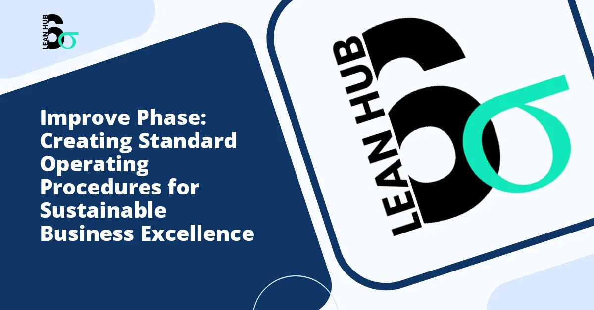 Improve Phase: Creating Standard Operating Procedures for Sustainable Business Excellence